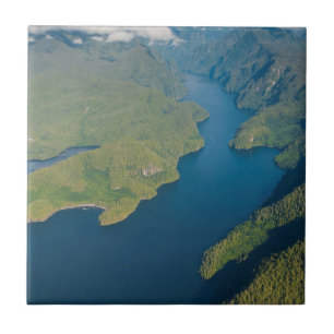 Coastal Scenery In Great Bear Rainforest Tile