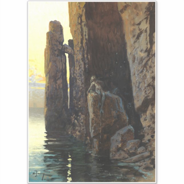 Coastal Sea Mermaid Girl Bare & Lurking Desires (Front)