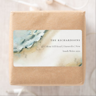 Coastal Sea Waves Sand Beach Nautical Address