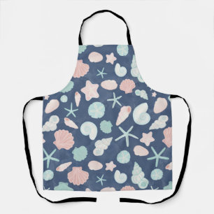 Coastal Shells Beach & Ocean Design Apron