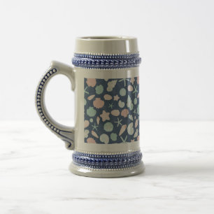 Coastal Shells Beach & Ocean Design Beer Stein