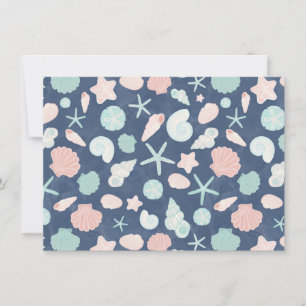 Coastal Shells Beach & Ocean Design Card