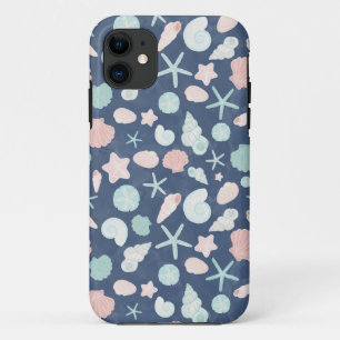 Coastal Shells Beach & Ocean Design iPhone 11 Case