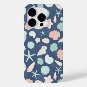 Coastal Shells Beach & Ocean Design Case-Mate iPhone 14 Pro Case