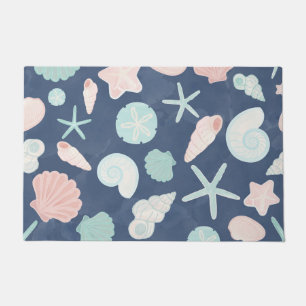 Coastal Shells Beach & Ocean Design Doormat