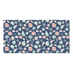 Coastal Shells Beach & Ocean Design Poster