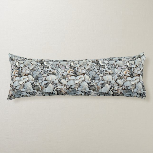 Coastal Shells Relaxed Pattern Body Pillow (Front)