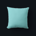 Coastal Solid colour pillow Teal Aqua Blue<br><div class="desc">Coastal Solid colour pillow Teal Aqua Blue. Custom Template For Throw Pillow- Customized Pillows. Personalize with your own name, pattern, design, quote, monogram, or photograph. Use our cool templates, artwork, photos, graphics, and illustrations, then add names, text, quotes, and monograms to create your own throw pillow. Click the "Customize it!"...</div>
