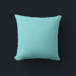 Coastal Solid colour pillow Teal Aqua Blue<br><div class="desc">Coastal Solid colour pillow Teal Aqua Blue. Custom Template For Throw Pillow- Customized Pillows. Personalize with your own name, pattern, design, quote, monogram, or photograph. Use our cool templates, artwork, photos, graphics, and illustrations, then add names, text, quotes, and monograms to create your own throw pillow. Click the "Customize it!"...</div>