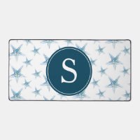 Coastal Starfish Cute Monogram Customizable