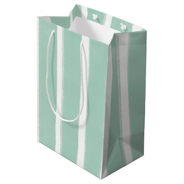 Coastal Stripes Medium Gift Bag (Back Angled)