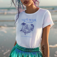 Coastal Summer Blue Mermaid Cowgirl Birthday