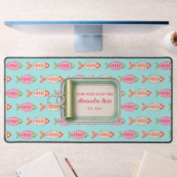 Coastal Summer Fish Tin Custom Name