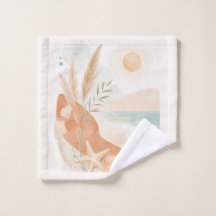 Coastal Sunlit Serenity Boho Beach