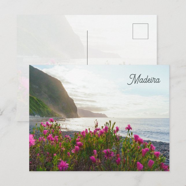 Coastal Sunset Madeira Postcard (Front/Back)