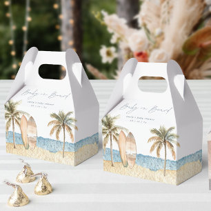 Coastal Surf "Baby on Board" Baby Shower Favor Box
