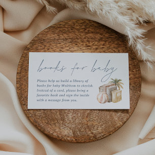 Coastal Surf Shower Book Request Enclosure Card