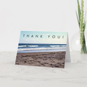 Coastal Thank You Shoreline Card