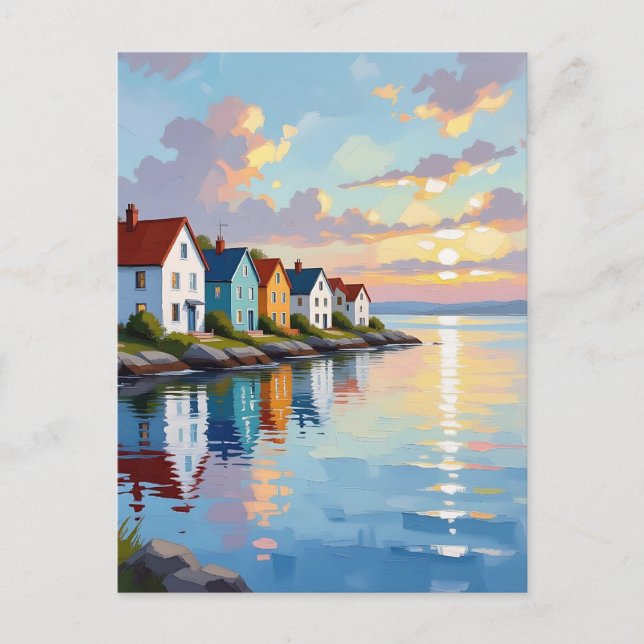 Coastal Themed | Keeping in Touch Postcard (Front)