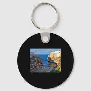 Coastal Town Monopoli Sticker  Keychain