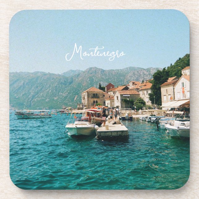 Coastal town of Perast,  Montenegro  Coaster (Front)