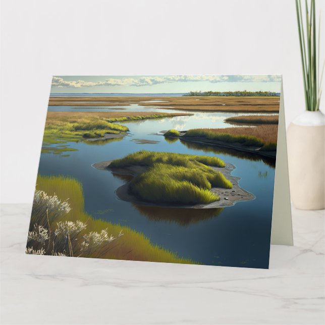 Coastal Tranquility Card (Front)