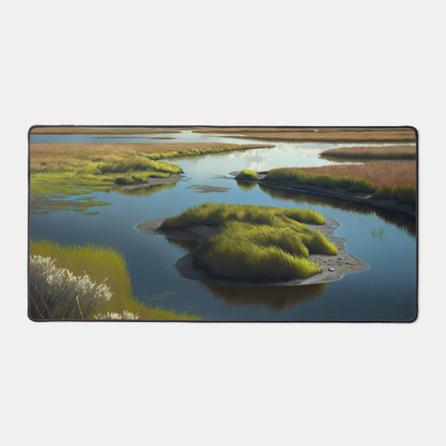 Coastal Tranquility Desk Mat (Front)