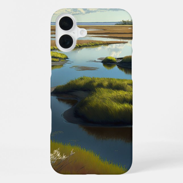 Coastal Tranquility iPhone Case (Back)