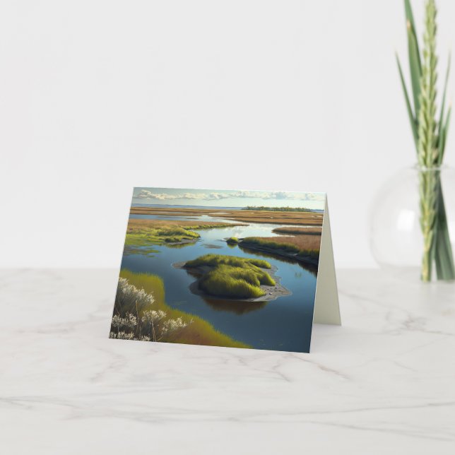 Coastal Tranquility Note Card (Front)