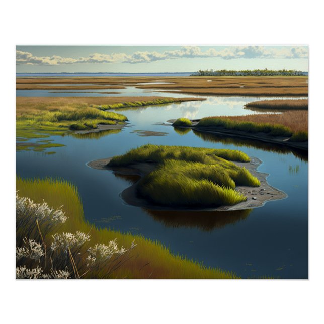 Coastal Tranquility Poster (Front)