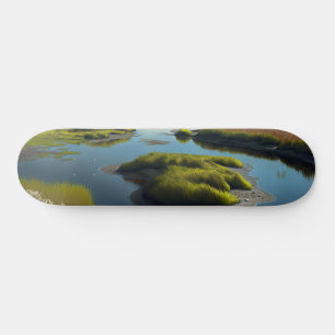 Coastal Tranquility Skateboard