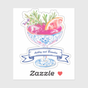 Coastal Tropical Cocktail Drink Personalized
