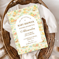 Coastal Tropical Fruits Baby Shower