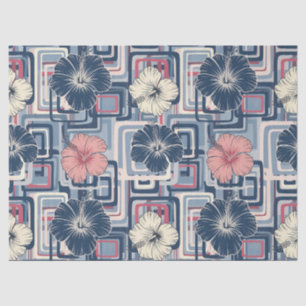 Coastal Tropical Hibiscus Pattern (10) Tissue Paper