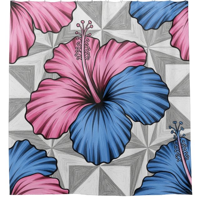 Coastal Tropical Hibiscus Pattern (6) (Front)