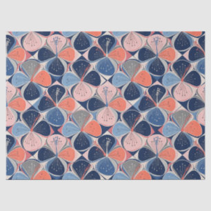 Coastal Tropical Hibiscus Pattern (7) Tissue Paper