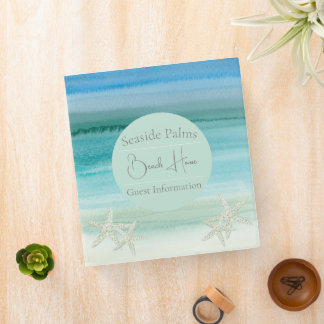 Coastal Vacation Rental Guest Binder