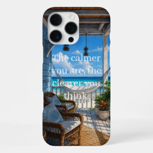 Coastal Veranda with Hammock and Turquoise Sea iPhone 16 Pro Max Case