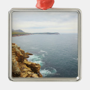 Coastal View of Acadia National Park Metal Ornament