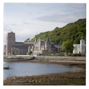 Coastal view with historic buildings, Oban, Tile