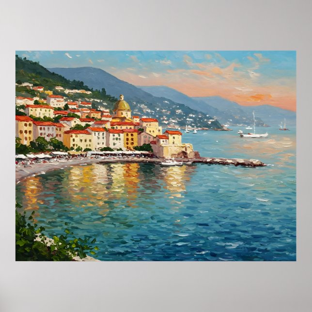 Coastal Village Poster (Front)