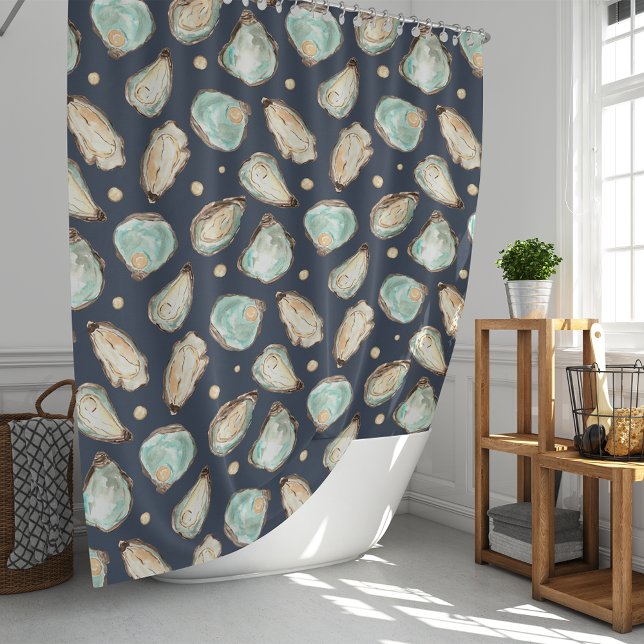 Coastal Watercolor Oyster & Pearl Pattern (Creator Uploaded)