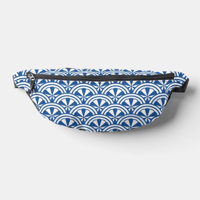 Coastal Waves Pattern - The White Lotus Fanny Pack (Lay Down)