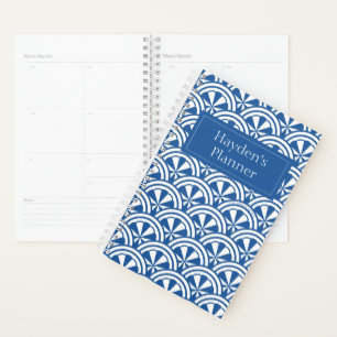 Coastal Waves Pattern - The White Lotus Planner