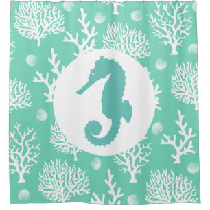 Coastal White Sea Corals & Seahorse