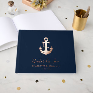 Coastal Yacht Club Personalized Names & Date Guest Book