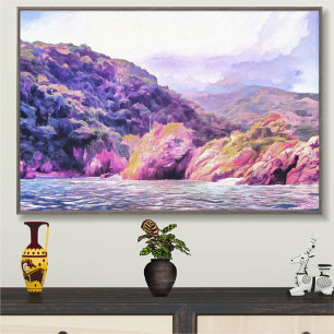 Coastal Yelapa to Puerto 1620 Art Canvas Print