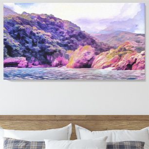 Coastal Yelapa to Puerto 1620 Art Canvas Print