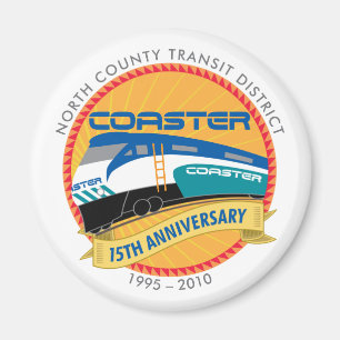 Coaster 15th Annivesary Magnet