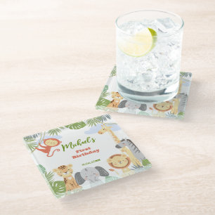 Coaster 1st Birthday with cute animals.